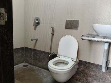 Bathroom in 3 BHK Apartment at Cosmos Regency Kavesar, Kavesar – for Rent