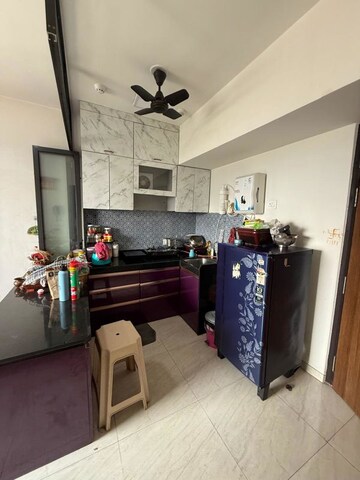 Kitchen in 1 BHK Apartment at Majiwada – for Rent