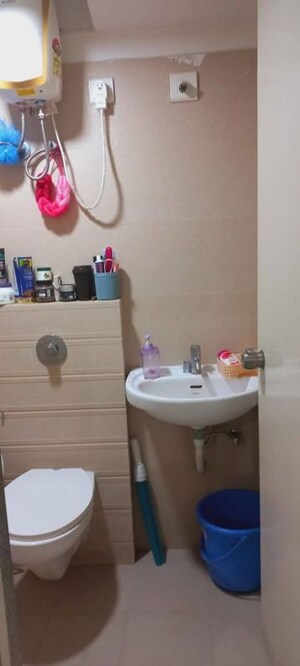 Bathroom in 2 BHK Apartment at Shakti 140, Thaltej – for Rent