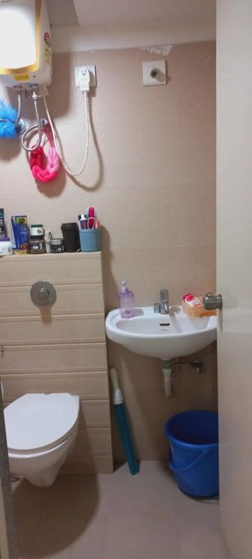 Bathroom in 2 BHK Apartment at Shakti 140, Thaltej – for Rent