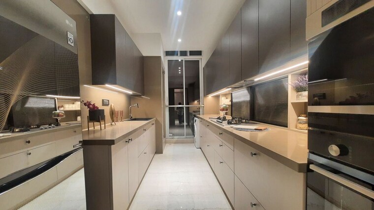 Kitchen, marathon-monte-south 2 Bedroom 879 Sq.Ft. Apartment In Byculla West Mumbai 10011107