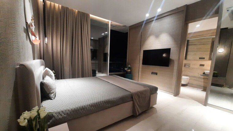 Bedroom, marathon-monte-south 2 Bedroom 879 Sq.Ft. Apartment In Byculla West Mumbai 10011107