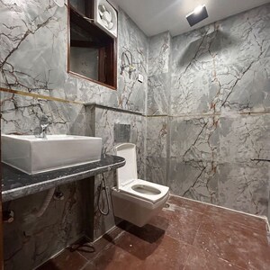 Attached Bathroom in 3 BHK Builder Floor at Chattarpur – for Sale