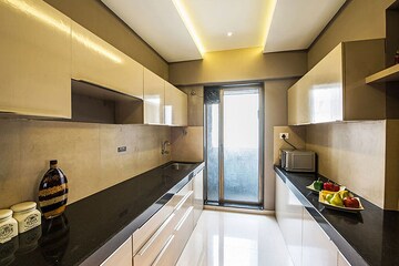 Kitchen in 3 BHK Apartment at Godrej Ascend, Kolshet Road – for Sale