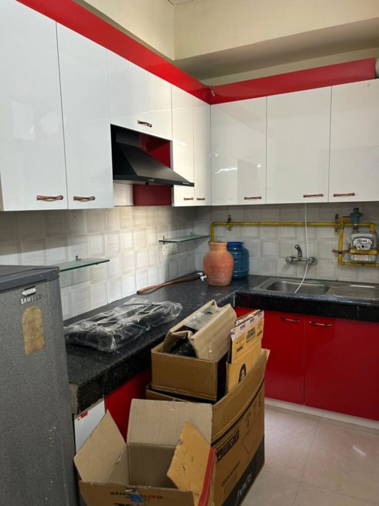 Kitchen, aditya-urban-homes 1 Bedroom 585 Sq.Ft. Apartment In Shahpur Bamheta Ghaziabad 10011199
