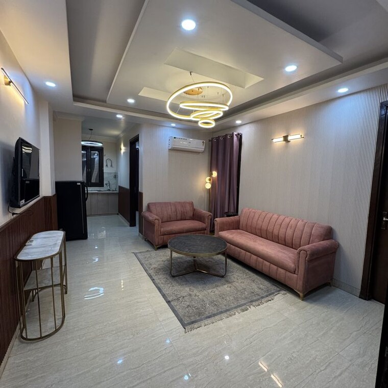 Living Room, chattarpur 2 Bedroom 750 Sq.Ft. Builder Floor In Chattarpur Delhi 10011202