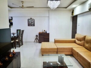 Living Room in 2 BHK Apartment at Dheeraj Gaurav Heights, Jogeshwari West – for Rent