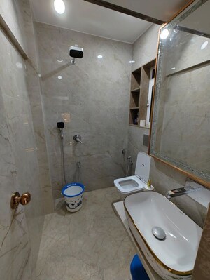 Bathroom in 2 BHK Apartment at Goregaon East – for Rent