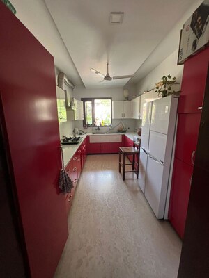 Kitchen in 4 BHK Builder Floor at Sector 21 – for Rent