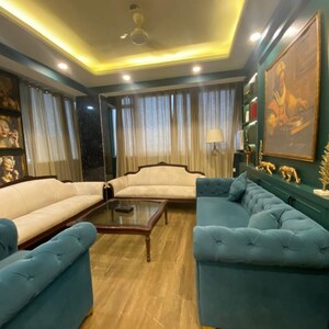 Living Room in 3 BHK Builder Floor at Chattarpur – for Sale