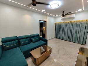 Living Room in 2 BHK Apartment at River Park Apartments, Kandivali East – for Rent
