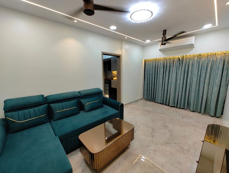 Living Room, river-park-apartments 2 Bedroom 700 Sq.Ft. Apartment In Kandivali East Mumbai 10011260