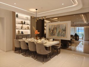 Living Room in 4 BHK Apartment at Godrej Elaris, Magarpatta City – for Sale