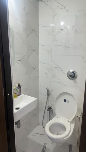 Bathroom in 2 BHK Apartment at Hubtown Harmony, Matunga – for Rent