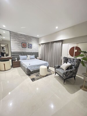 Living Room in 3 BHK Apartment at Ruparel Vivanza, Byculla – for Sale