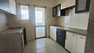 Kitchen in 3 BHK Apartment at Ansal Heights, Worli – for Rent