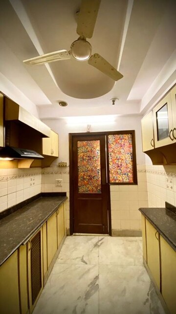 Kitchen in 2 BHK Builder Floor at Saket – for Rent