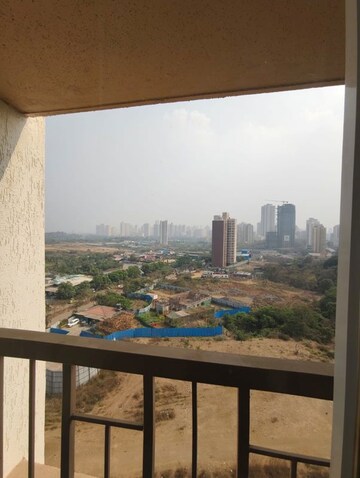 Balcony in 1 BHK Apartment at Metropolis Bayside, Kasarvadavali – for Rent