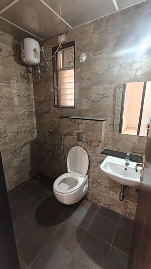 Bathroom in 2 BHK Apartment at Nyati Elysia, Kharadi – for Rent