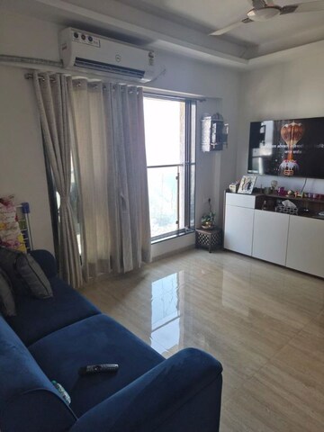 Living Room in 1 BHK Apartment at Je and Vee Vrindavan, Malad East – for Sale