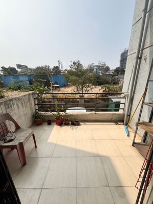 Balcony in 1 BHK Apartment at Pentagon Fortune East, Kharadi – for Rent