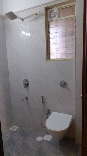 Bathroom in 3 BHK Apartment at Dosti Blossom, Wadala East – for Rent