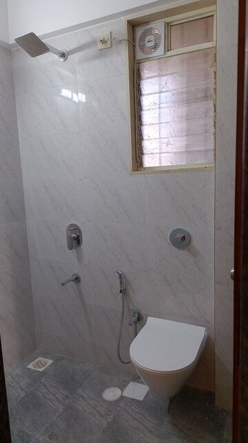 Bathroom in 3 BHK Apartment at Dosti Blossom, Wadala East – for Rent