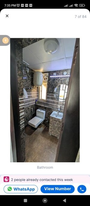 Bathroom in 2 BHK Apartment at Jaypee Greens Kosmos, Sector 134 – for Rent