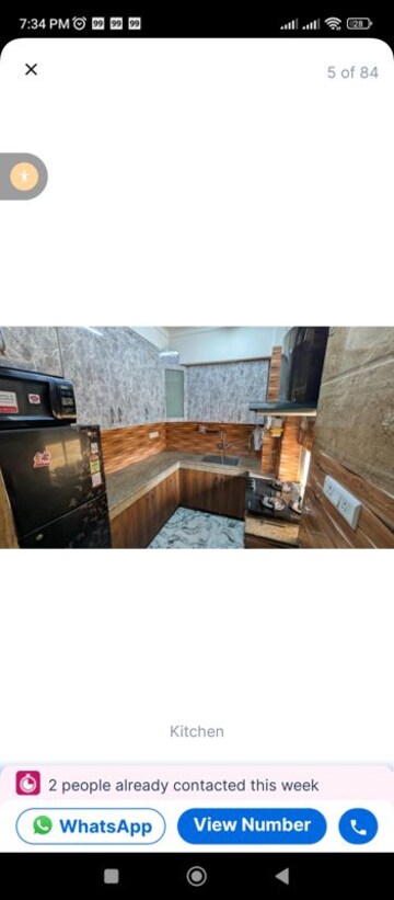 Kitchen in 2 BHK Apartment at Jaypee Greens Kosmos, Sector 134 – for Rent