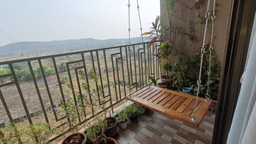 Balcony in 1 BHK Apartment at Regency Anantam, Dombivli East – for Rent