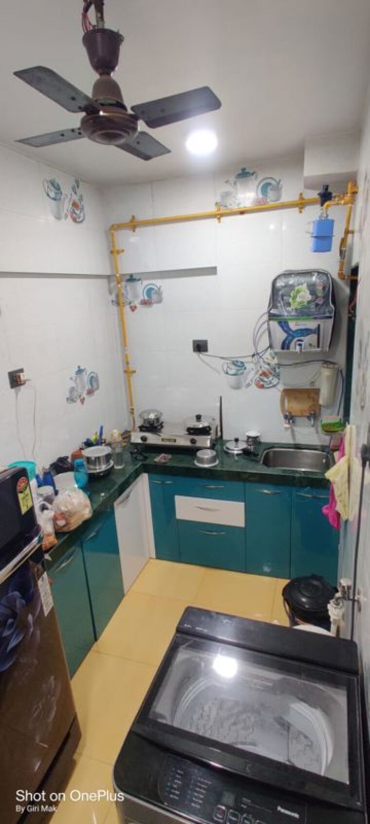 Kitchen, evergreen-city 1 Bedroom 360 Sq.Ft. Apartment In Mira Road Thane 10011565