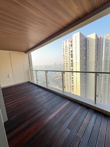 Balcony in 4 BHK Apartment at Lodha Aura, Wadala – for Rent