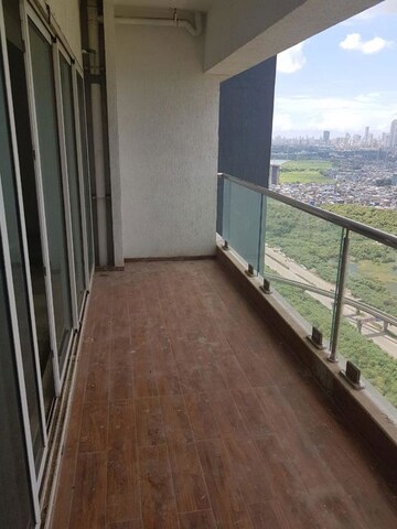 Balcony in 3 BHK Apartment at Lodha Aura, Wadala – for Rent