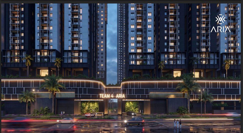3 BHK + Extra Room 1895 Sq.Ft. Apartment in Team4 Aria