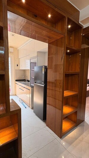 Kitchen in 3 BHK Apartment at Rishita Manhattan, Sarsawan – for Rent