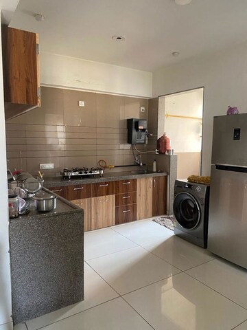 Kitchen in 3 BHK Apartment at Gala Orchid Sky, Shela – for Rent