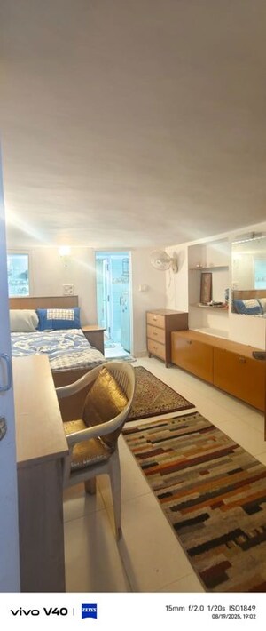 Living Room in 1 RK Apartment at Defence Colony – for Rent