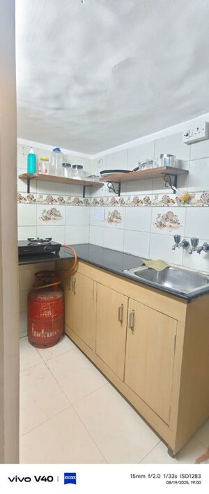 Kitchen in 1 RK Apartment at Defence Colony – for Rent