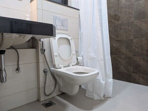 Bathroom in 1 BHK Apartment at Godrej Urban Park, Chandivali – for Rent