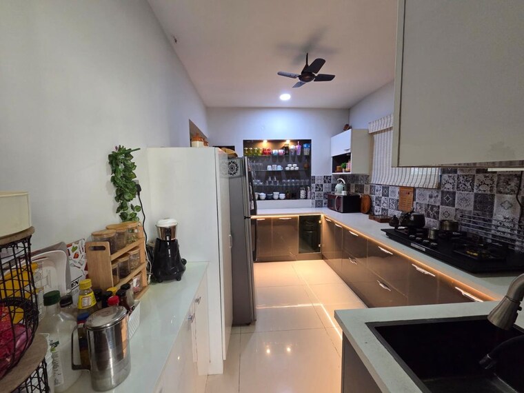 Kitchen, rainbow-vistas 3 Bedroom 1864 Sq.Ft. Apartment In Hi Tech City Hyderabad 10011747