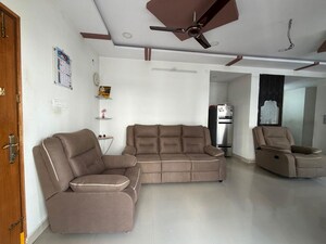 Living Room in 2 BHK Apartment at JB Residency Puppalaguda, Puppalaguda – for Rent