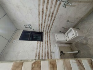 Bathroom in 1.5 BHK Builder Floor at New Ashok Nagar – for Rent