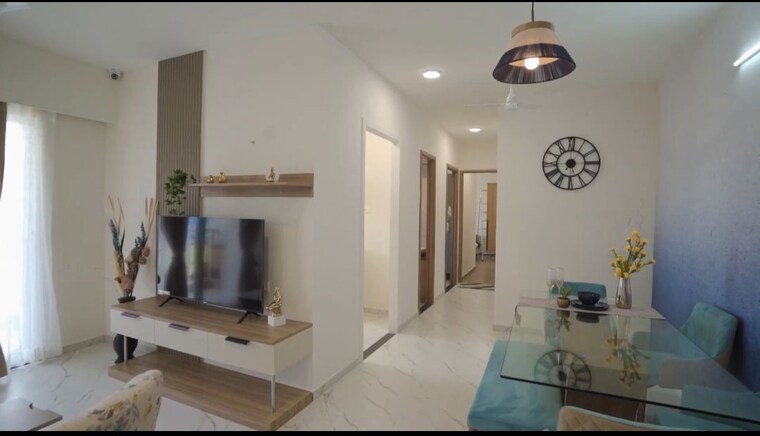 Living Room, shriram-the-spectrum 3 Bedroom 900 Sq.Ft. Apartment In Undri Pune 10011810