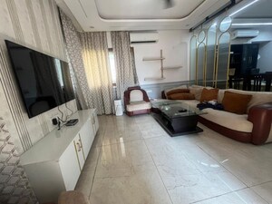 Living Room in 4 BHK Apartment at Experion Capital, Vibhuti Khand – for Rent