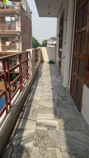 Balcony in 3 BHK Builder Floor at Ansal Plaza Sector-23, Sector 23 – for Rent