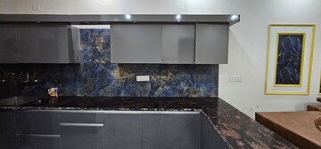 Kitchen in 3 BHK Builder Floor at Guru Nanak Enclave, Dhakoli – for Rent