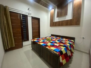 Bedroom in 3 BHK Builder Floor at Guru Nanak Enclave, Dhakoli – for Rent
