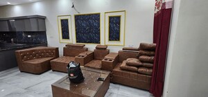 Living Room in 3 BHK Builder Floor at Guru Nanak Enclave, Dhakoli – for Rent