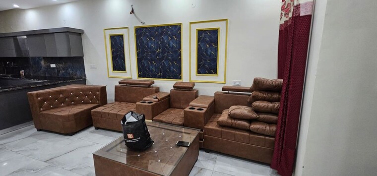 Living Room, guru-nanak-enclave 3 Bedroom 1000 Sq.Ft. Builder Floor In Dhakoli Zirakpur 10011892