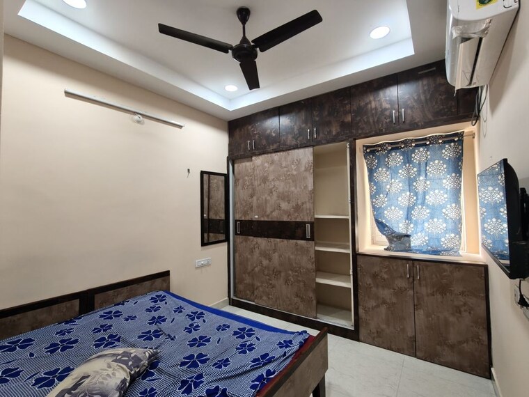 Bedroom, sri-rama-residency-kondapur 1 Bedroom 680 Sq.Ft. Apartment In Kondapur Hyderabad 10011896